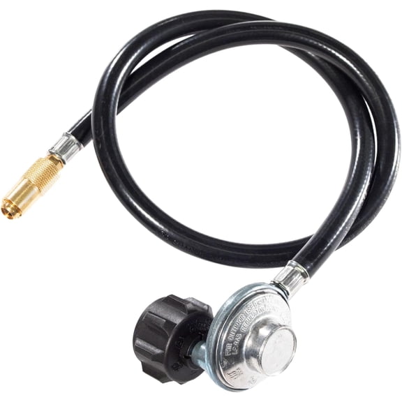 5471 Propane Adapter Hose & Regulator for 20 lb Tank, Gas Grill & Griddle - Weather Resistant & Corrosion Resistant - Extends Up To 3 Feet