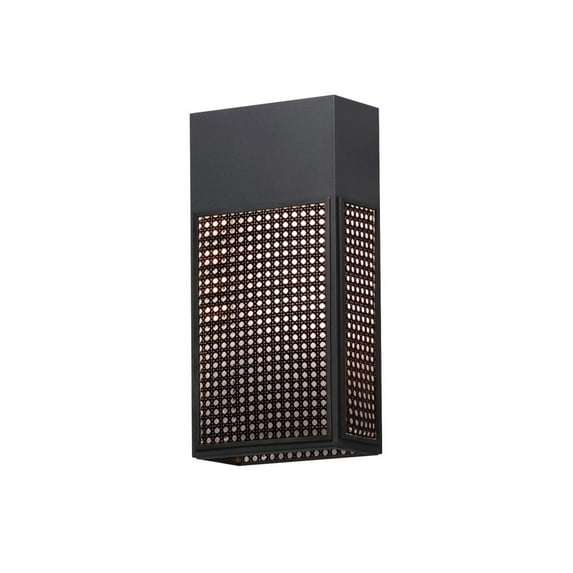 Maxim Lighting - Lattice - 15W 1 LED Outdoor Wall Mount-16 Inches Tall and 8