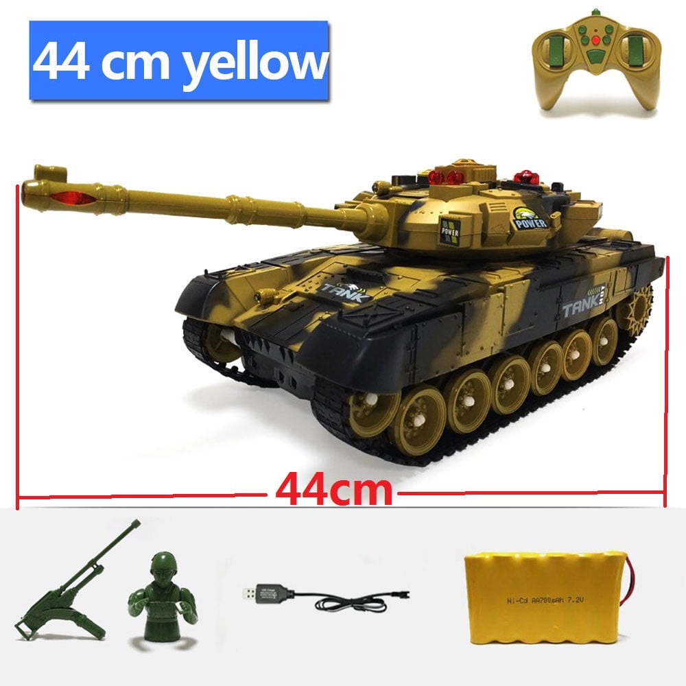 54CM Large Rc Tank Remote Control Tank 2.4G Military Vehicles Battle ...