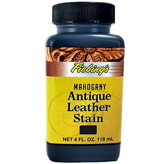54FB Fiebing'S Acrylic Antique Leather Stain Mahogany 32 Ounce