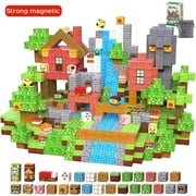 NCOSMOS 54PCS Magnet Blocks, Magnetic Building Block Toy for Kid 3+,Strong Magnetism,Montessori STEM Magnet Cube(Forest Adventure Story)