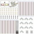thumbnail image 1 of 54Pcs 3528/2835 8Mm 2Pin Rgb Led Strip Light Connector Cable Kit, 1 of 5