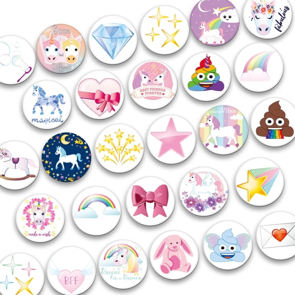 54Pcs Cute Emoji Refrigerator Magnets, Funny Decorative Magnets for Locker Whiteboard Home Office Gift