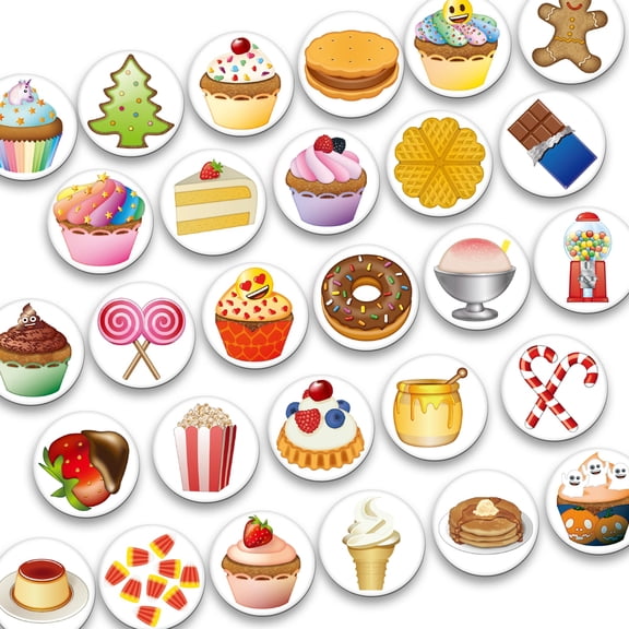 54Pcs Cute Emoji Refrigerator Magnets, Funny Decorative Magnets for Locker Whiteboard Home Office Gift