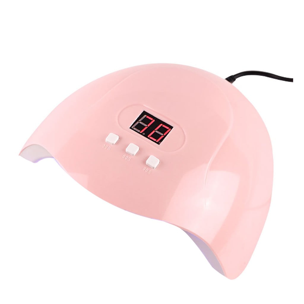 54W LED UV Nail Gel Curing Lamp Light Nail Gel Polish Dryer Nail Art Machine 3PCS Silicone Nail Stamper No Wipe Gel Top Coat Smart Nail Chip Organic Nails Products Nail Polishes Nails Stuff Sheer Gel