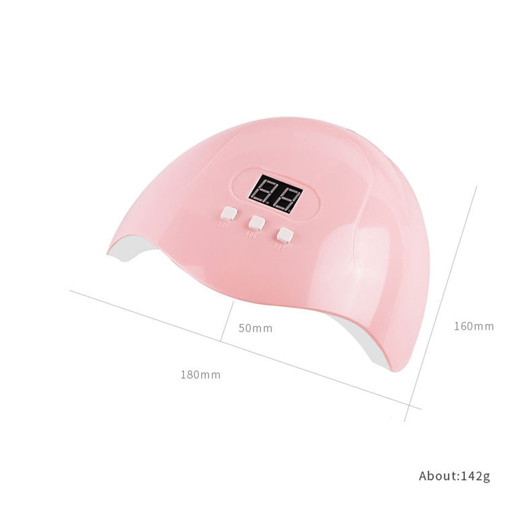 54W LED UV Nail Gel Curing Lamp Light Nail Gel Polish Dryer Nail Art Machine 3PCS Silicone Nail Stamper No Wipe Gel Top Coat Smart Nail Chip Organic Nails Products Nail Polishes Nails Stuff Sheer Gel