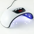 thumbnail image 1 of 54W nail light phototherapy machine nail glue baking light LED automatic induction nail machine-white, 1 of 3