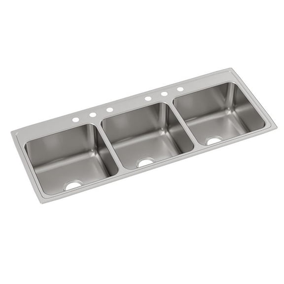54X22 6H 3B DP SS SINK *LUSTER