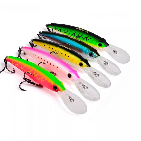 54g Sinking Minnow Lure, Deep Diving Trolling Bait for Saltwater, Heavy Duty Sea Wolf & Spanish Mackerel Jig