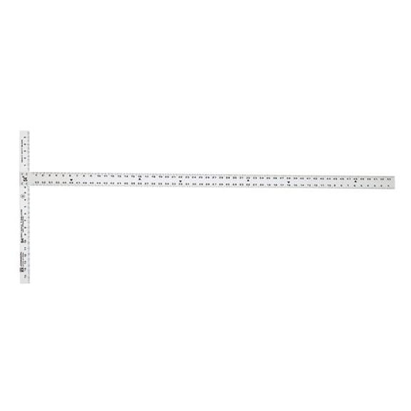 54in. Aluminum Drywall T-Square - Silver - 54 in. - Extra-Thick Blade