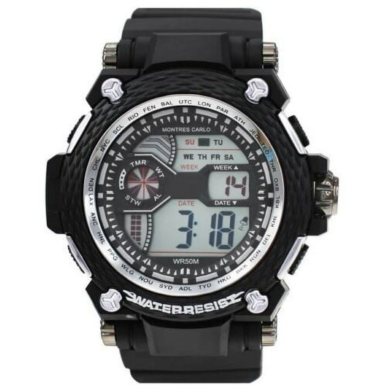 54mm Men's Military Alarm Army Water Resistant Sport Women Digital