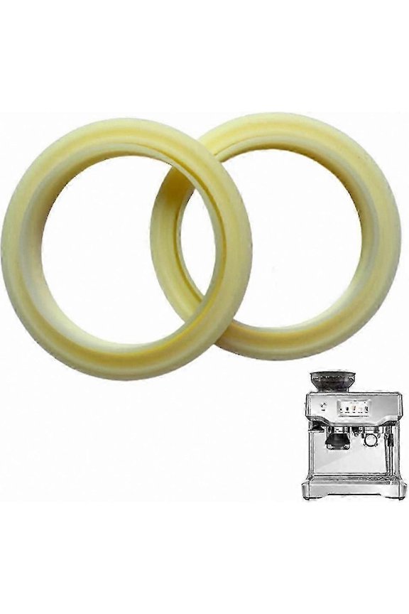 54mm Silicone Brew Head Gasket for Espresso Machines, 2-Pack Steam Ring Replacement Part for Various Models