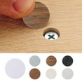 thumbnail image 1 of 54pcs/Sheet Screw Hole Cover Caps Stickers PVC Waterproof Self Tapping Plastic Screw Caps Covers 3in 1 Screw Holes Covers for Wood Wall Cabinets Desk Screws, 1 of 9