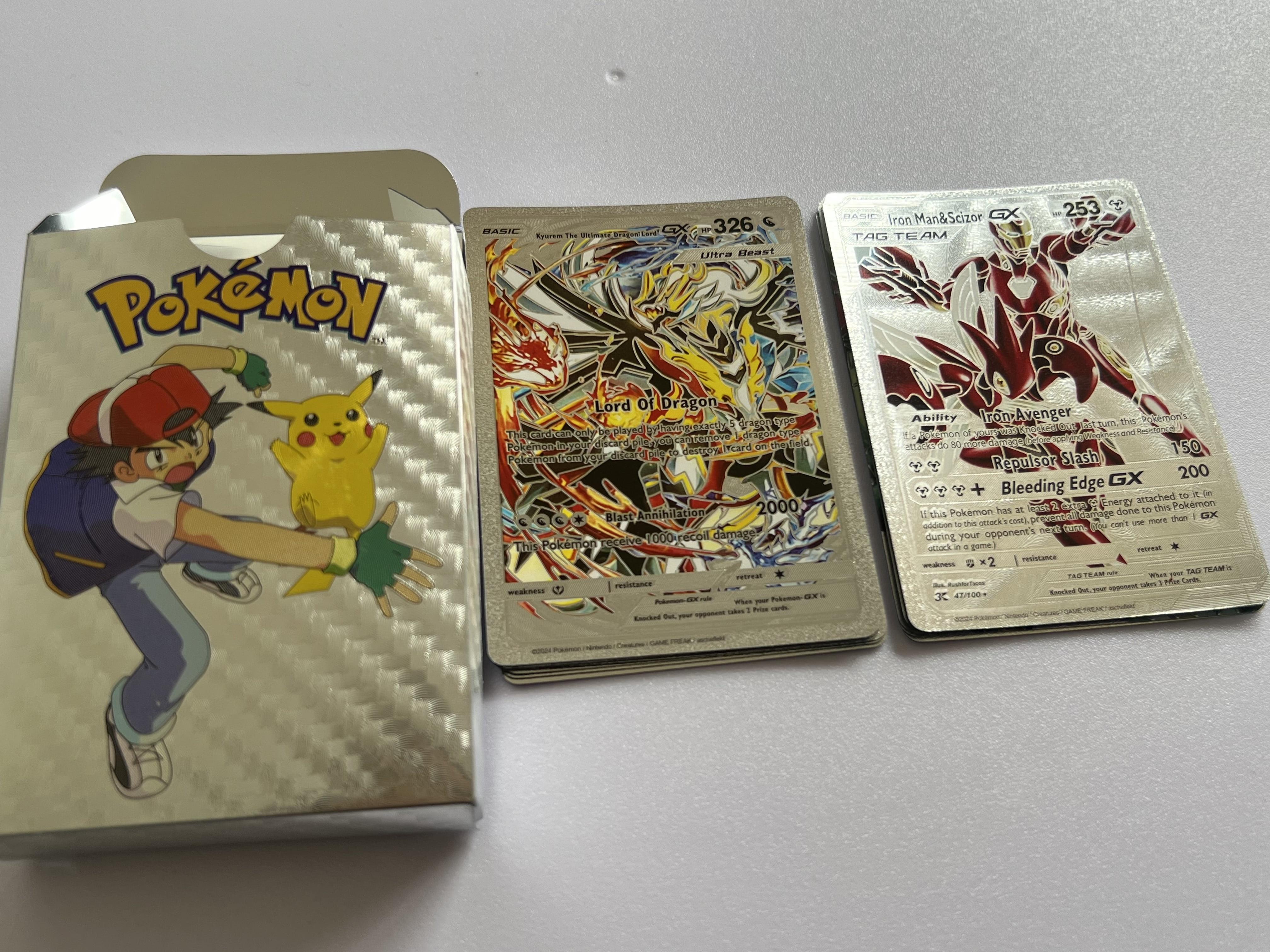 54pics/box Games Card, Collection Games Cards, Colorful Rainbow