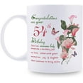thumbnail image 1 of 54th Birthday Gifts for Women - Congratulations on Your 54th Birthday Awesome Lady Mug - 54th Birthday Gifts for Wife Mom Friend Sister Aunt Coworker - 11oz Coffee Mug, 1 of 6
