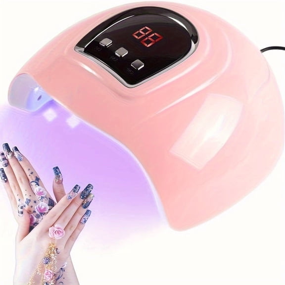 54w Professional Nail Polish Drying Lamp Nail Dryer Led Gel Acrylic Curing Lamp Manicure Timer Multi-speed Dual Lamp