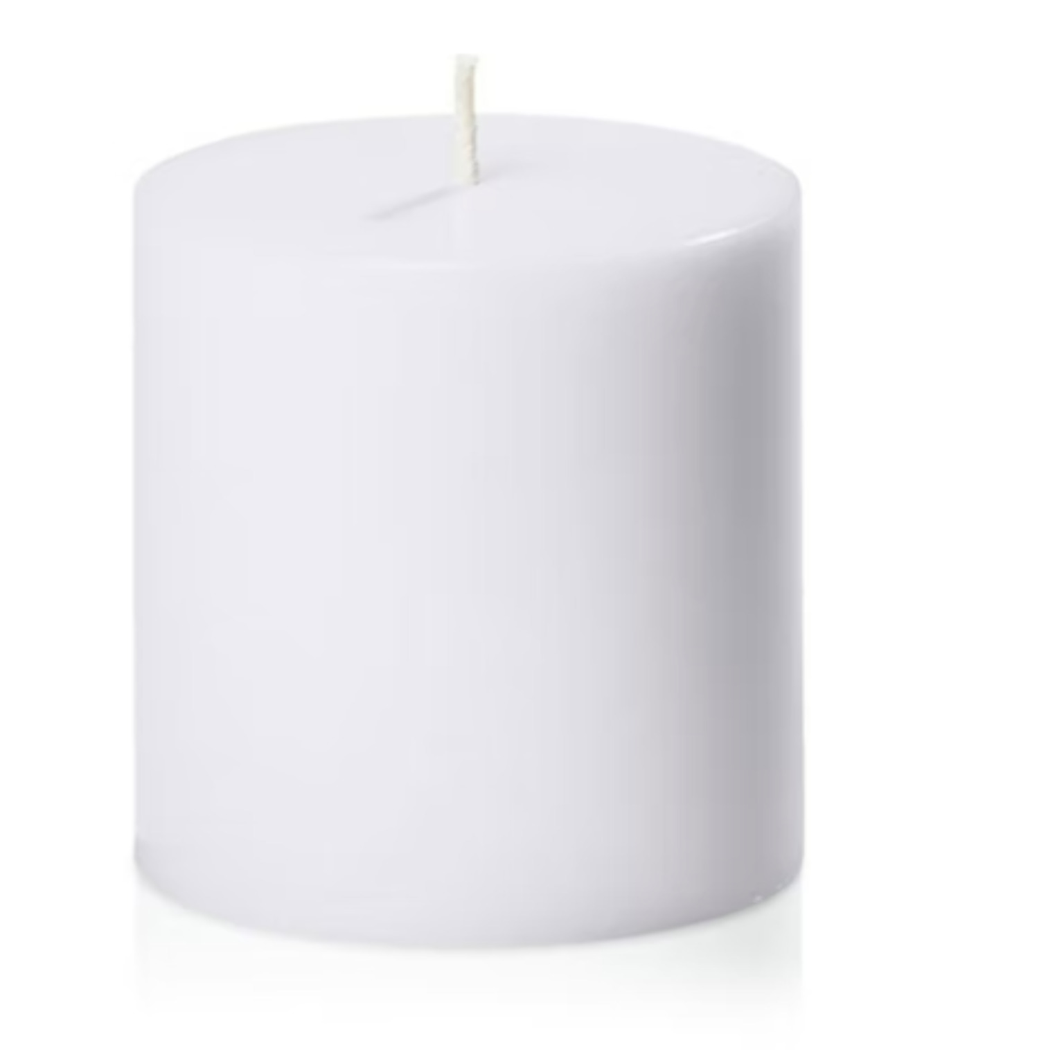 54x Premium Church Candle Pillar Candles White Unscented Lead Free