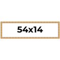 thumbnail image 1 of 54x14 Frame Gold Rustic Solid Wood Picture Frame | 1.25 Inch Wide Moulding | Rustique Gold, 1 of 8