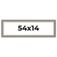 thumbnail image 1 of 54x14 Frame Grey Real Wood Picture Frame Width 2.75 Inches | Interior Frame Depth 0.5 Inches |, 1 of 8