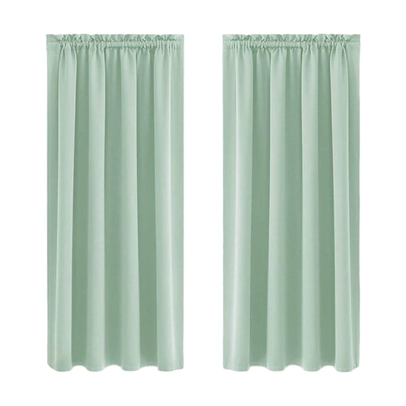 54x38 Inch Blackout Curtains for Bedroom Living Room 2 Panels - Soft Solid Thermal Insulated Darkening Curtains Drapes for Kitchen & Living Room