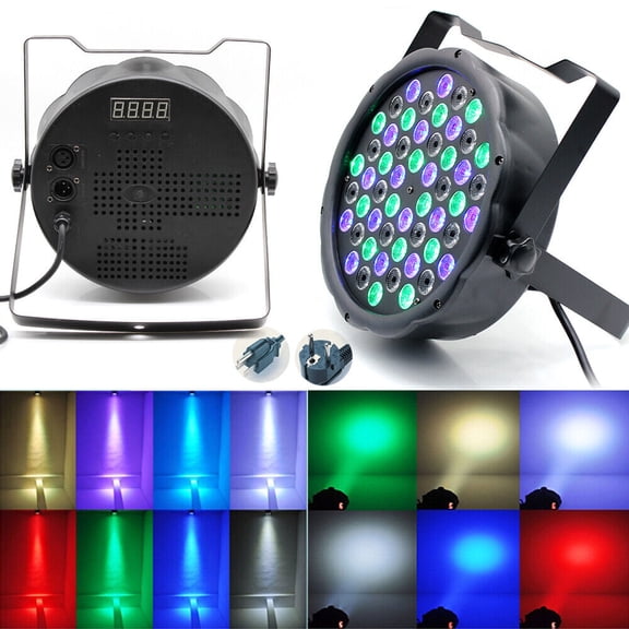 54x3W LED PAR Lights RGBW Stage Lighting DMX512 DJ Club Disco Party Show Light
