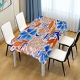thumbnail image 1 of 54x72 Inch Tablecloth Polyester Square Tablecloth for Home Kitchen Dinner Decor Hand-painted Watercolor Floral, 1 of 9