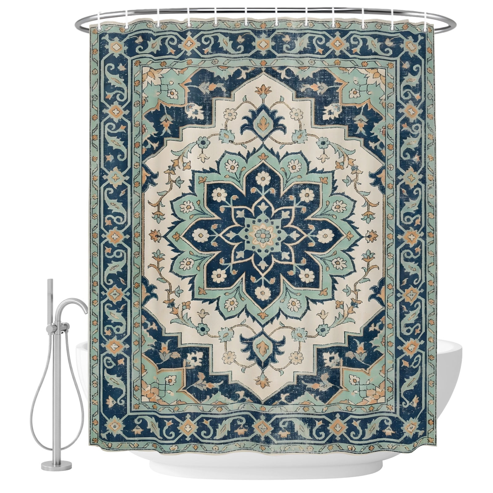54x78 Inch Shower Curtain Decorative Boho Bathtub Bath Curtains Fabric ...