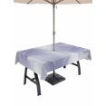 thumbnail image 1 of 54x80 Inch Outdoor Tablecloth with Umbrella Hole Zipper Rectangle Purple Marble Rectangular Tablecloths Outside Waterproof Modern Minimalism Abstract Aesthetic Art Patio Table Cover for Picnic Party, 1 of 8
