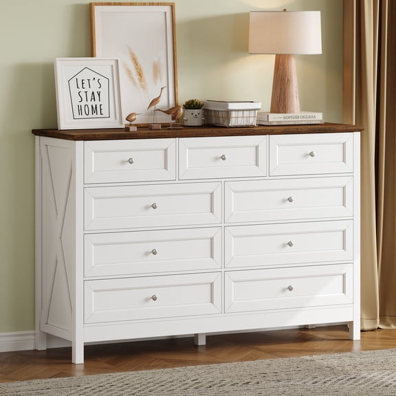 55.04'' W 9 - Drawer Dresser