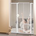 55.1” Extra Tall Cat Gate for Doorway, 40.5”46” Wide Extra Tall Pet