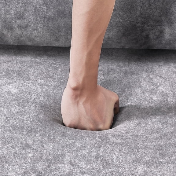 55.1" Grey Microfiber - Pull Out & Adjustable Backrest - Living Room & Bedroom Use - Comfortable Rest with Storage & USB Charging