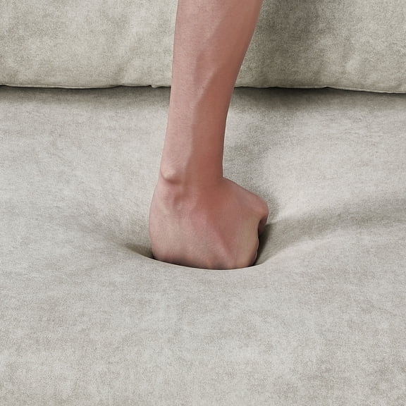 55.1" Sofa Bed with Smooth Metal Wheels | In Small Spaces, Facilitates Easy Pull - out