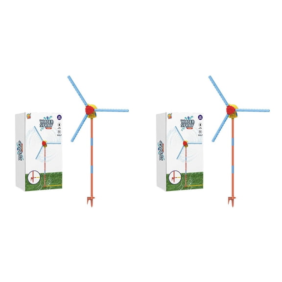 55.12 Inch Sprinklers for Yard, Water Sprinkler for Lawn, 360 Degree Rotating Lawn Sprinkler for Yard Large Area Coverage, Outdoor Backyard Games Summer Fun Sprinklers for Garden Watering 2 Pcs