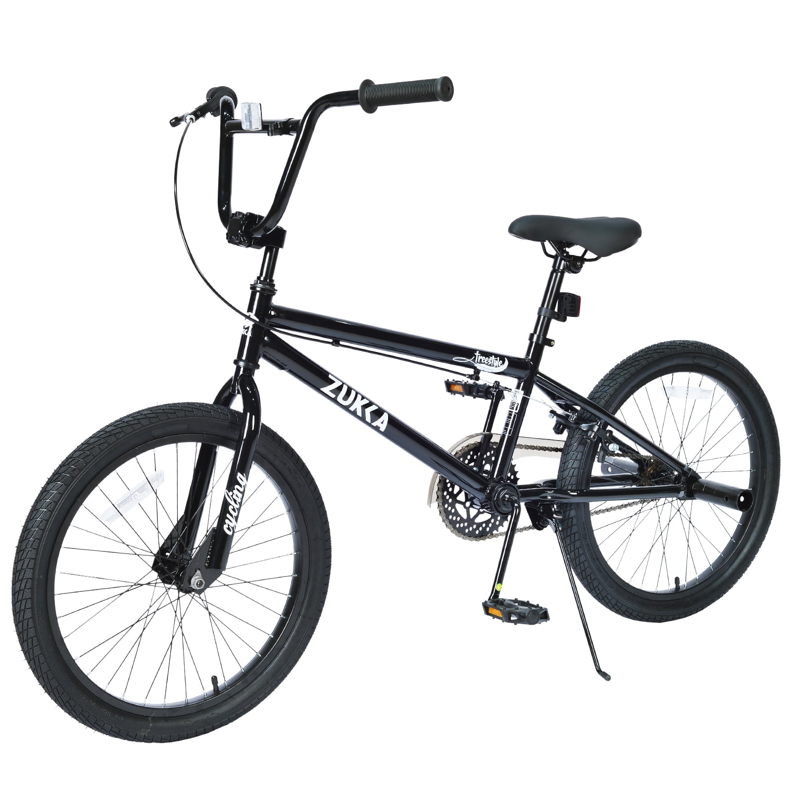 55.12'' Speed BMX Bike,20 Inch Wheel,Mountain Bike with Durable Steel Frame for Teen and Men Women Riders,Rear Caliper Brake,Black