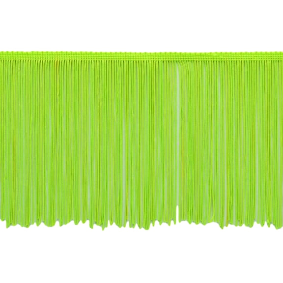 55" (1m) Very Vivid Chainette Bullion Fringe Trim # CF55,, Lime Green #L99 (Bright Yellow Green) Sold By The Yard (36"/3 ft/0.9m)