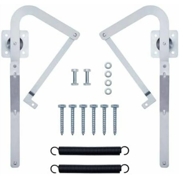 55-2 Attic Hinge Arms with High-Tension Springs - Universal Fit for Werner WU2210, W2208, W2210 Models - Durable Steel Construction$$Tools