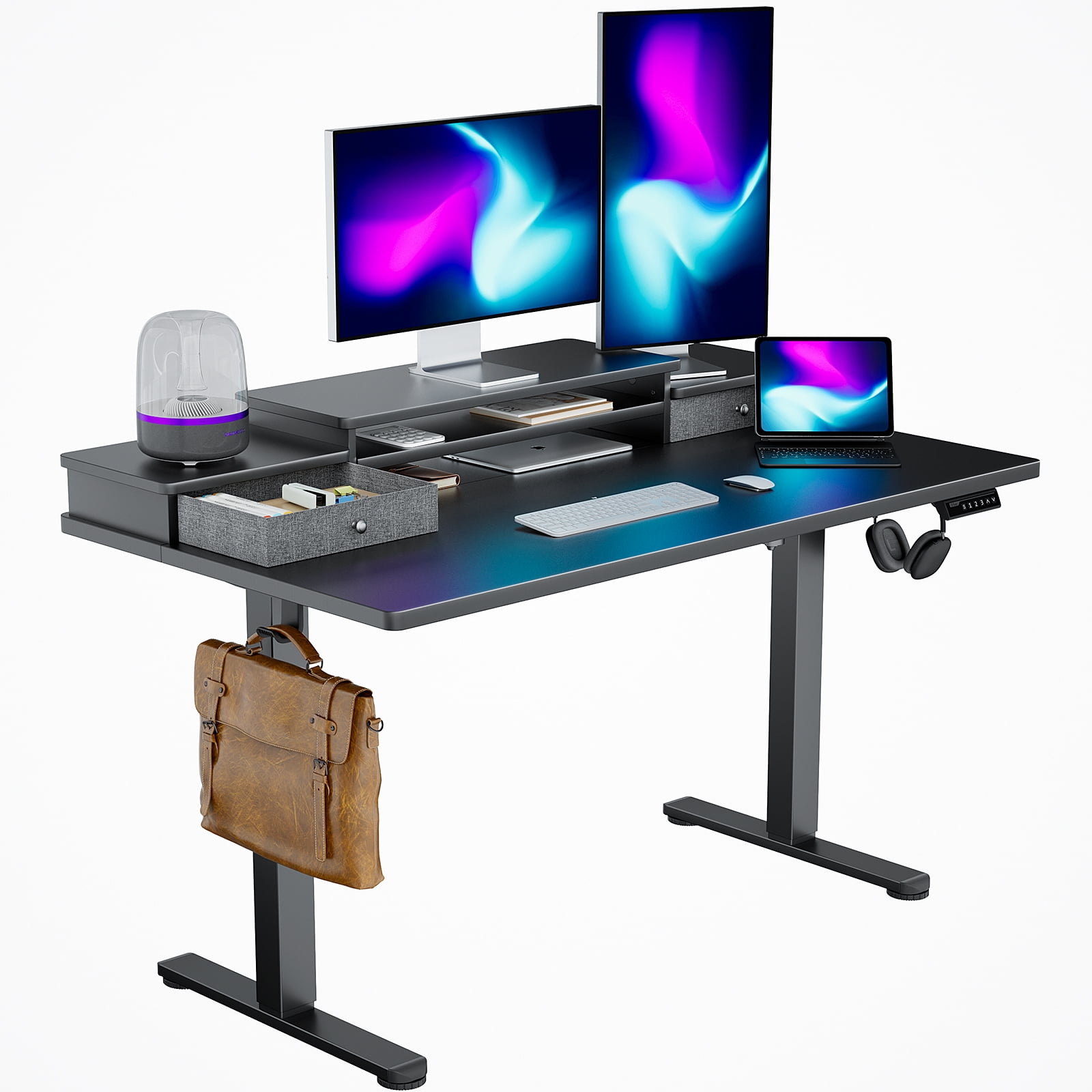 55"*28" Height Adjustable Electric Standing Desk SitStand Desk with