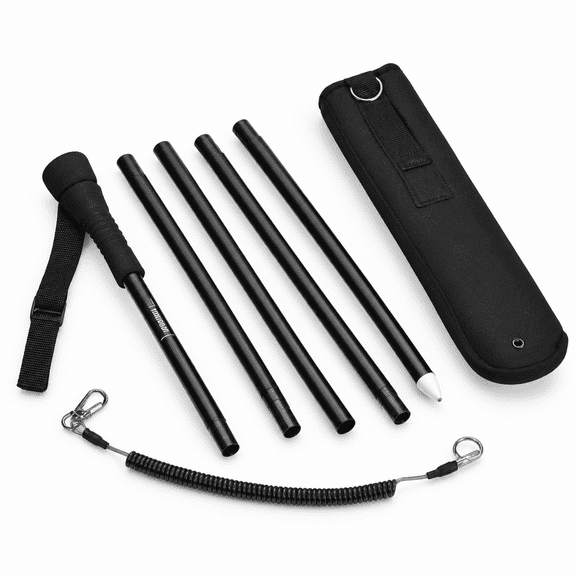 55.5'' Collapsible Aluminum Wading Staff For Fly Fishing