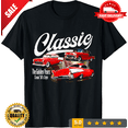 thumbnail image 1 of 55 56 57 Chevys Bel Air Tri-Five Classic Vintage Car Graphic T-Shirt Unisex, for men & women, up to size 5XL, ULTRA LIMITED-TH76188, 1 of 2