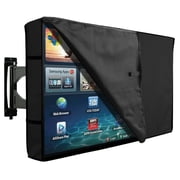 55-58 Outdoor TV Cover LED Flat Screen Protector Television Weatherproof Dustproof Protect with Waterproof Remote Pocket