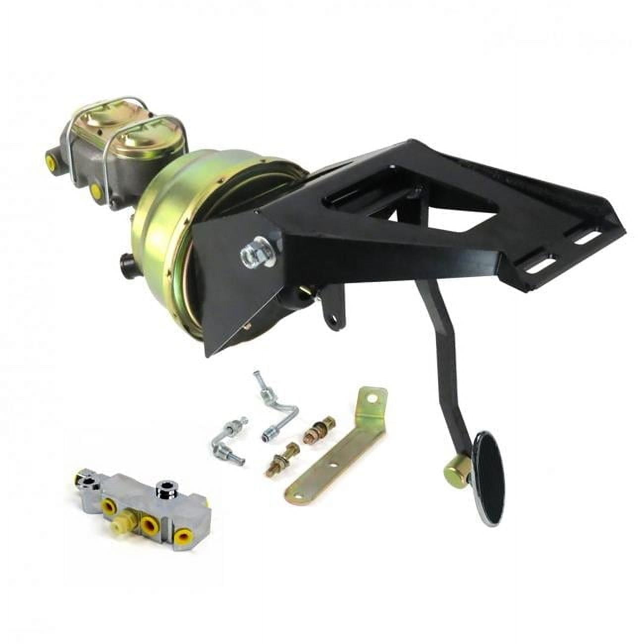 55-59 Chevy Truck Firewall 8 in. Dual Brake Pedal Kit Disc & Disc Small ...