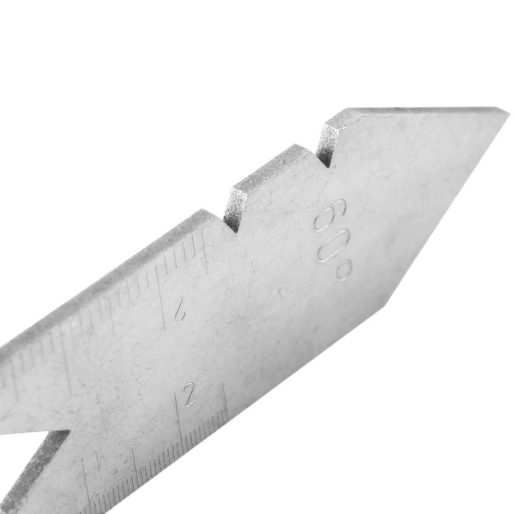55/60 Center Gauge Angle Degrees Template Inch Metric Screw Thread