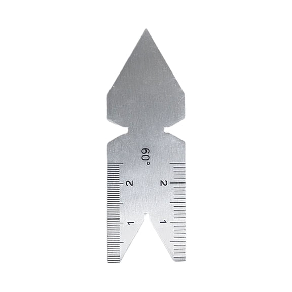 55/60 Degree Twist Drill Bit Angles Gages Grinding Center Gauges Sharping Tool StainlessSteel Measuring Tool
