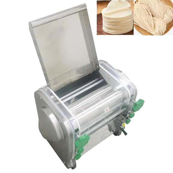 55-66 lb/h Dough Press Machine with ToolFree Blade Change for Noodles Wonton Wrappers