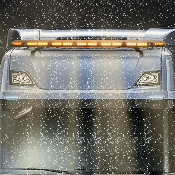 55" Amber 104 LED Strobe Light Bar Rooftop Emergency Warning Lamp Panel