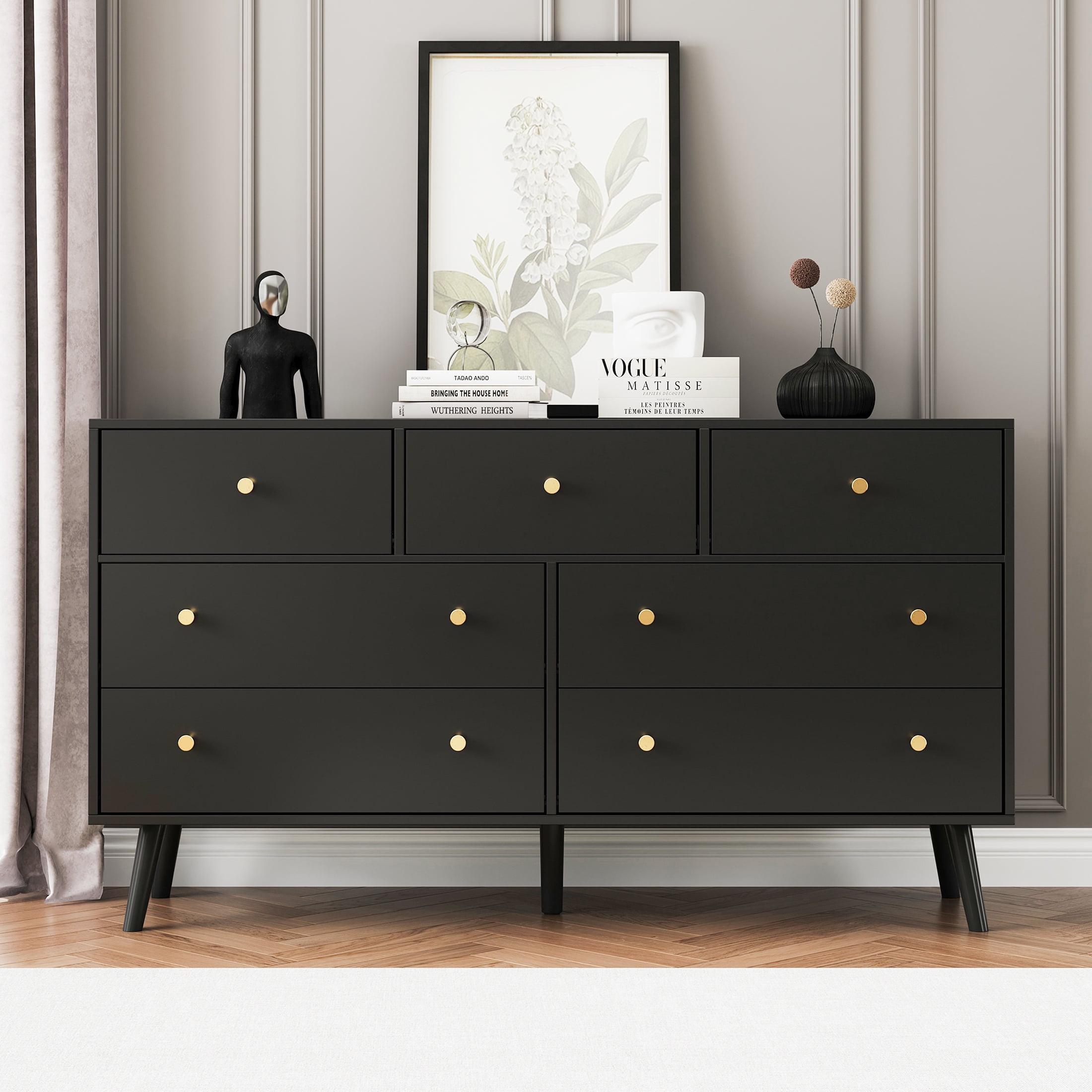 Black and gold bedroom dresser discount