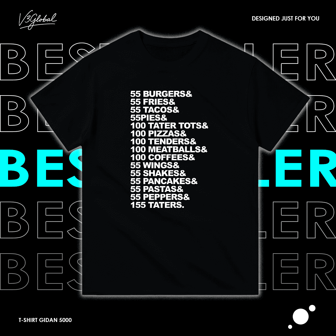 55 Burgers 55 Fries I Think You Should Leave TV Unisex Tee, for men ...