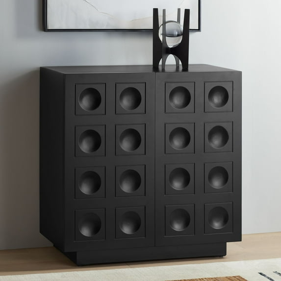 55 Downing Street Aliyah 31 1/2" Wide Black Console Table