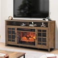 thumbnail image 1 of 55" Electric Fireplace Inserts, 1500W Recessed Stove Heater with 9H Timer, 4 Brightness 11 temperature settings for Indoor Use, 1 of 7