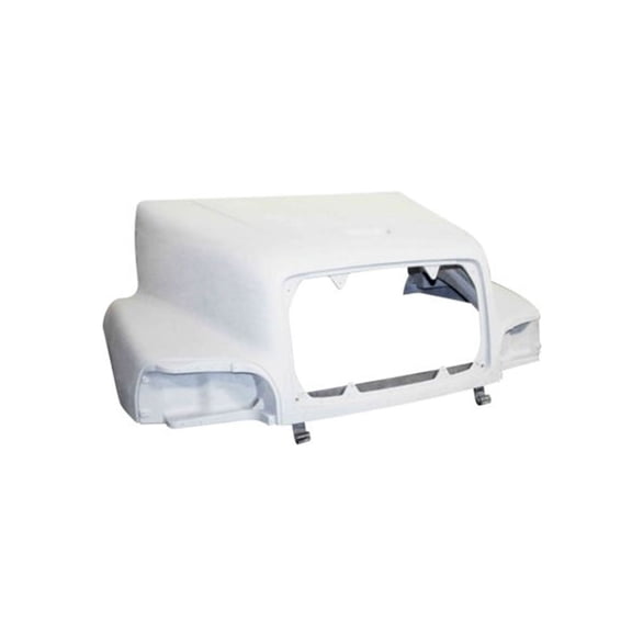 55" Fiberglass Hood Compatible with Freightner Century Class 1996-2001 - Heavy Duty Hood Panel for Trucks Replaces OEM A17-12701-002 A1712701002 A1715420000 A17-15420-000